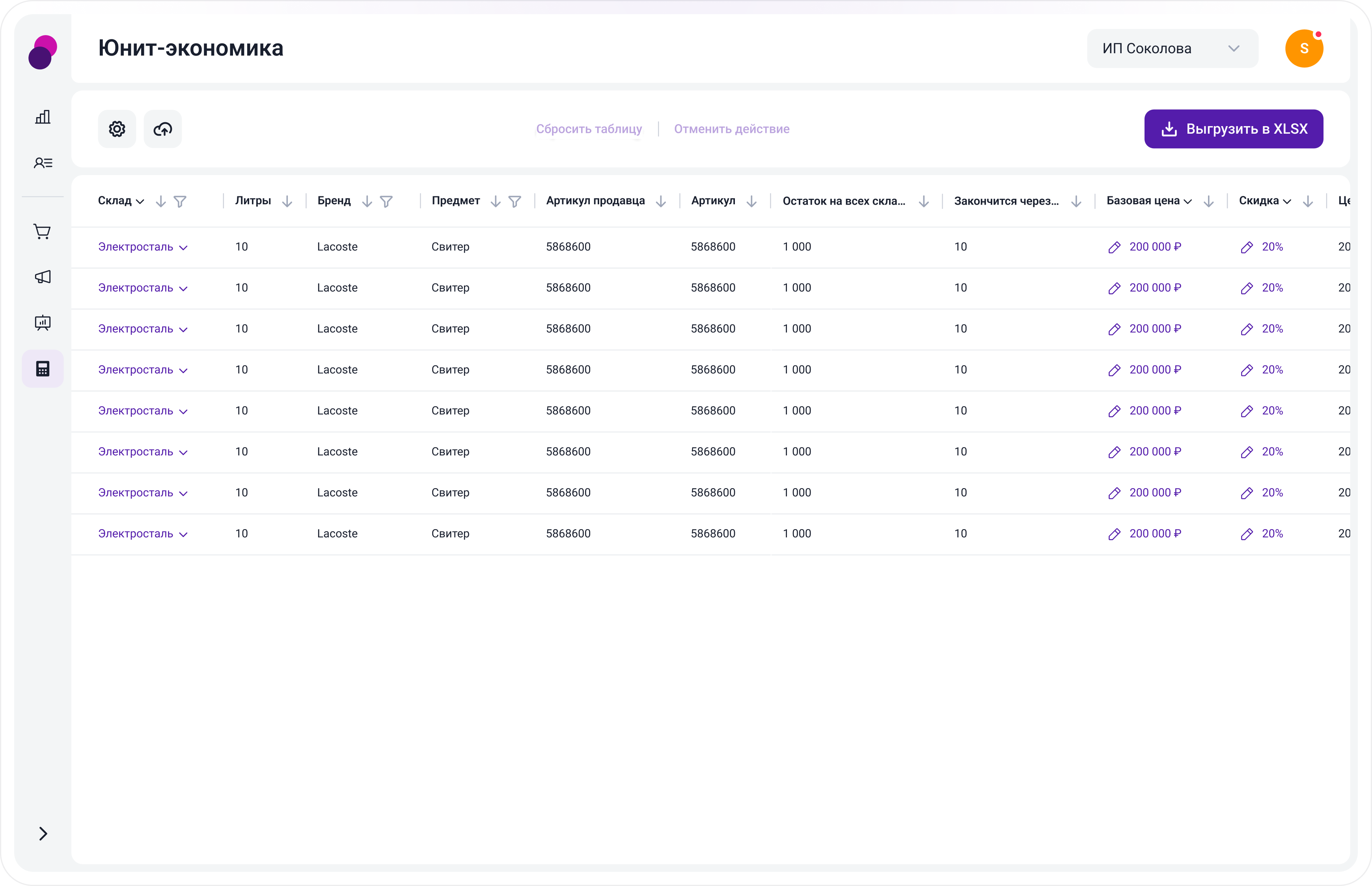 WBLead — сервис аналитики и автоматизации для продавцов Wildberries